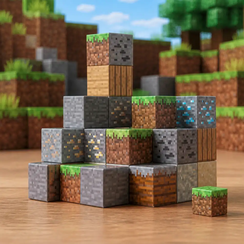 Magnetické Kostky Minecraft