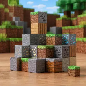 Magnetické Kostky Minecraft